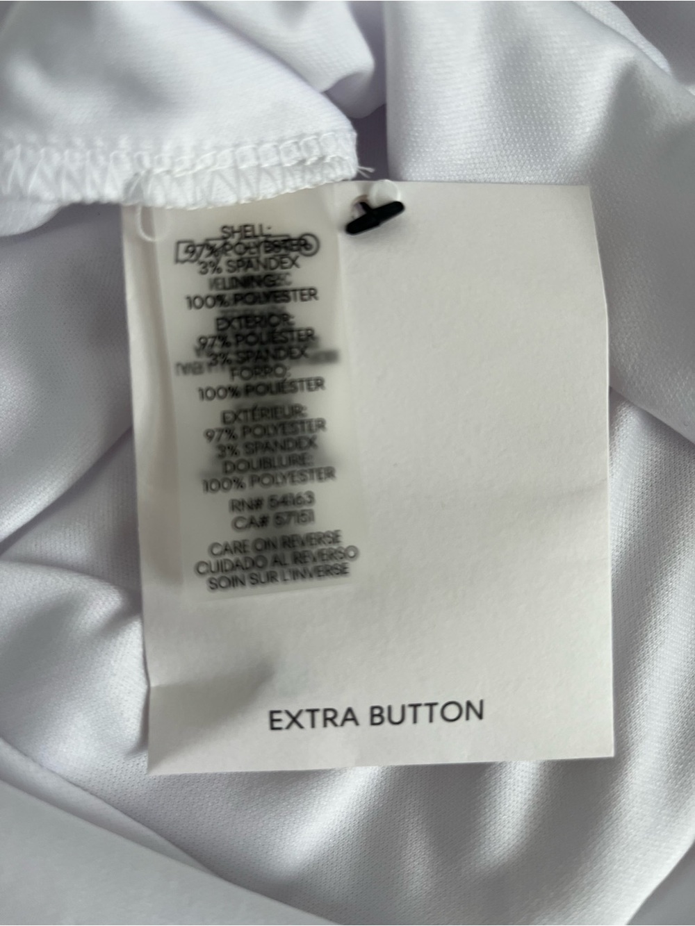Calvin Klein White Tiered Tie Split V-Neck Midi Dress with Tie Waist - Picture 8 of 9